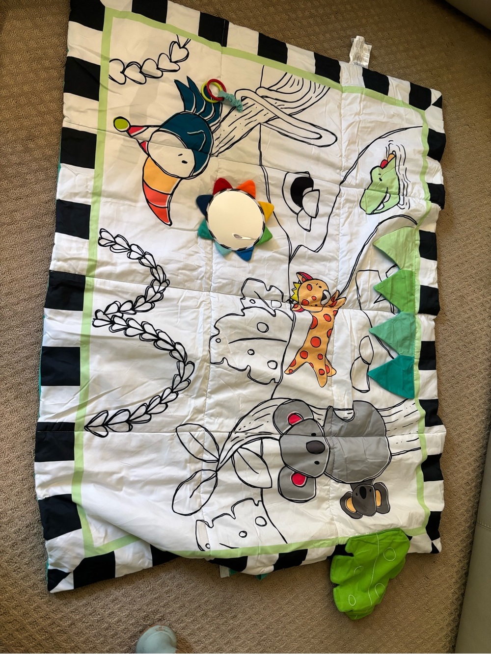 baby Activity Play Mat tummy time sassy baby